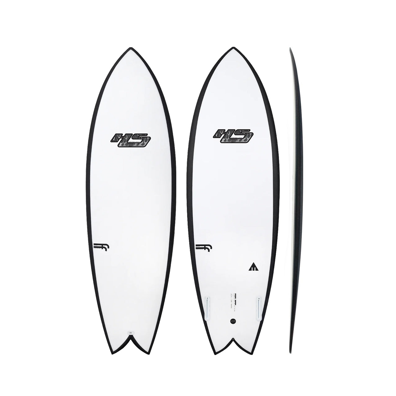 Haydenshapes Hypto Krypto - Twin - Future Flex - Clear - FCSll (2 fin setup)