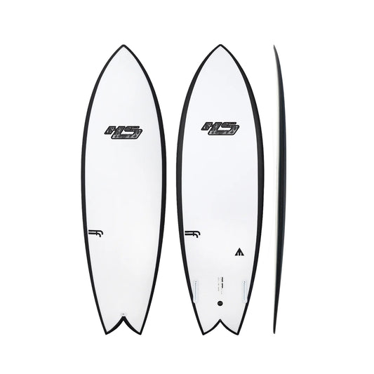 Haydenshapes Hypto Krypto - Twin - Future Flex - Clear - FCSll (2 fin setup)