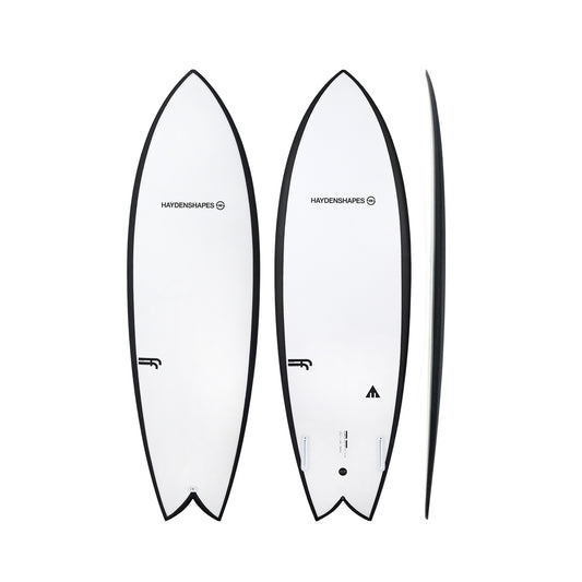 Haydenshapes Hypto Krypto - Twin - Future Flex - Clear - Futures (2 fin setup)