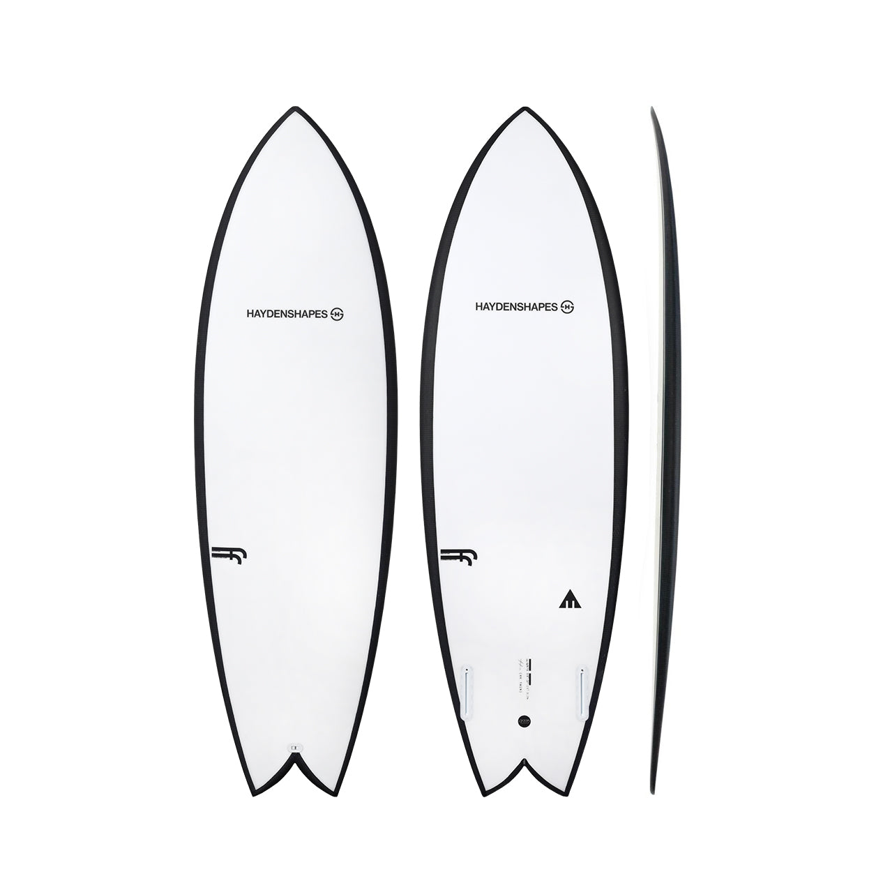 Haydenshapes Hypto Krypto - Twin - Future Flex - Clear - Futures (2 fin setup)