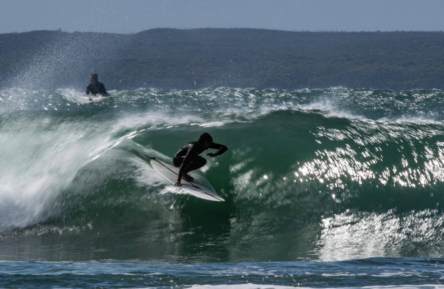 7’7” Haydenshapes - Mid Length Glider - Clear - PE - Futures (2 + 1 fin setup)