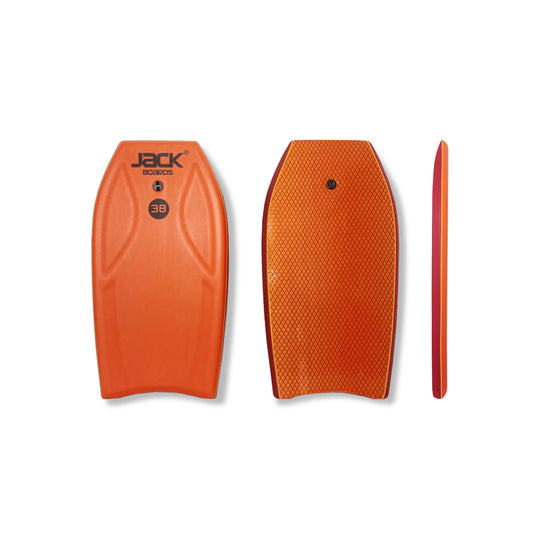 38” JACK Boards - Bodyboard - EPE - Orange/Orange