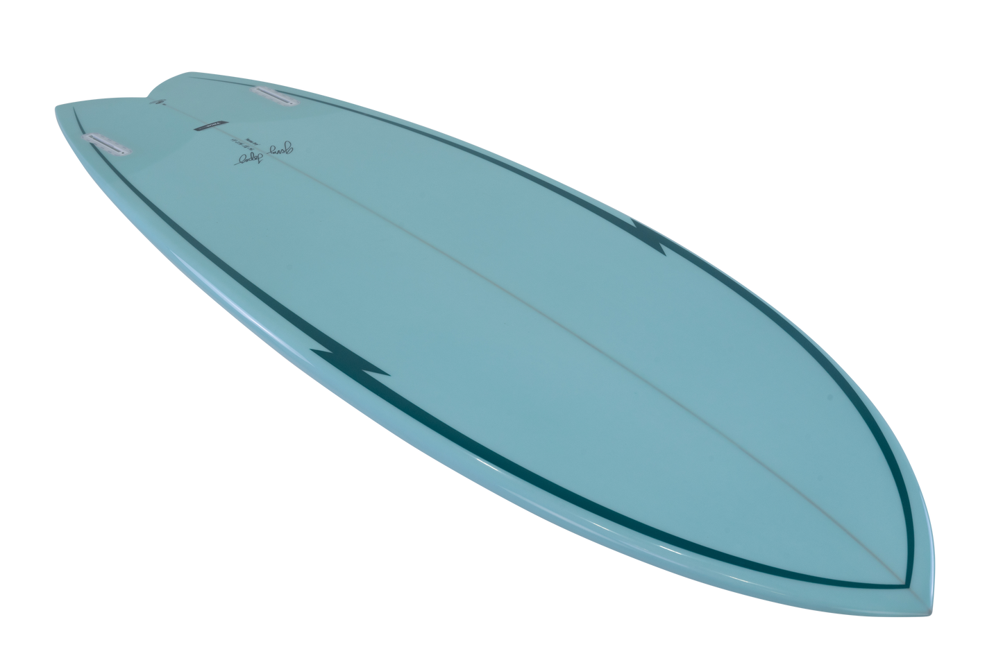 Gerry Lopez - Something Fishy Twin - True Ride Poly - Green - Futures Twin