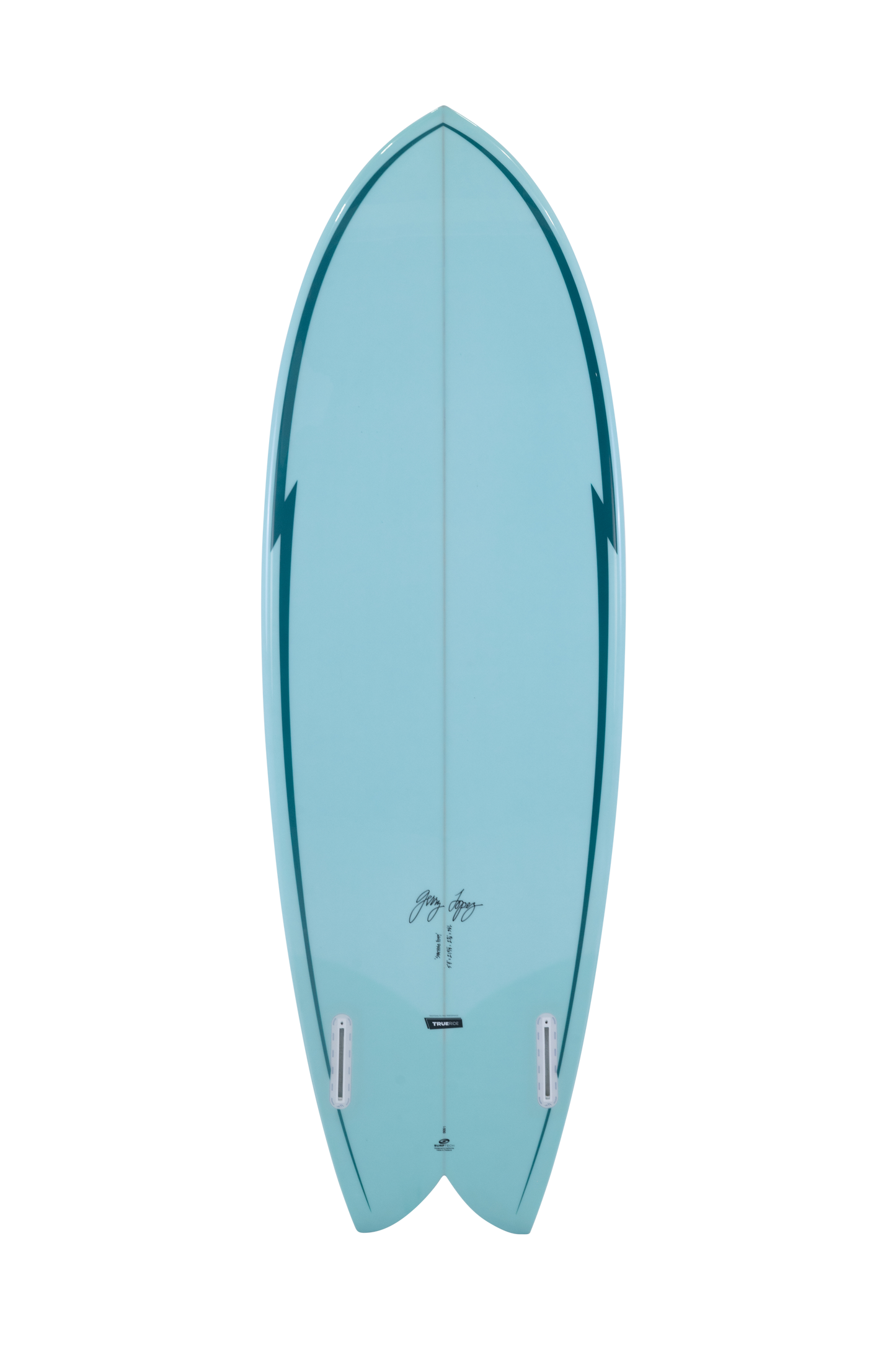 Gerry Lopez - Something Fishy Twin - True Ride Poly - Green - Futures Twin