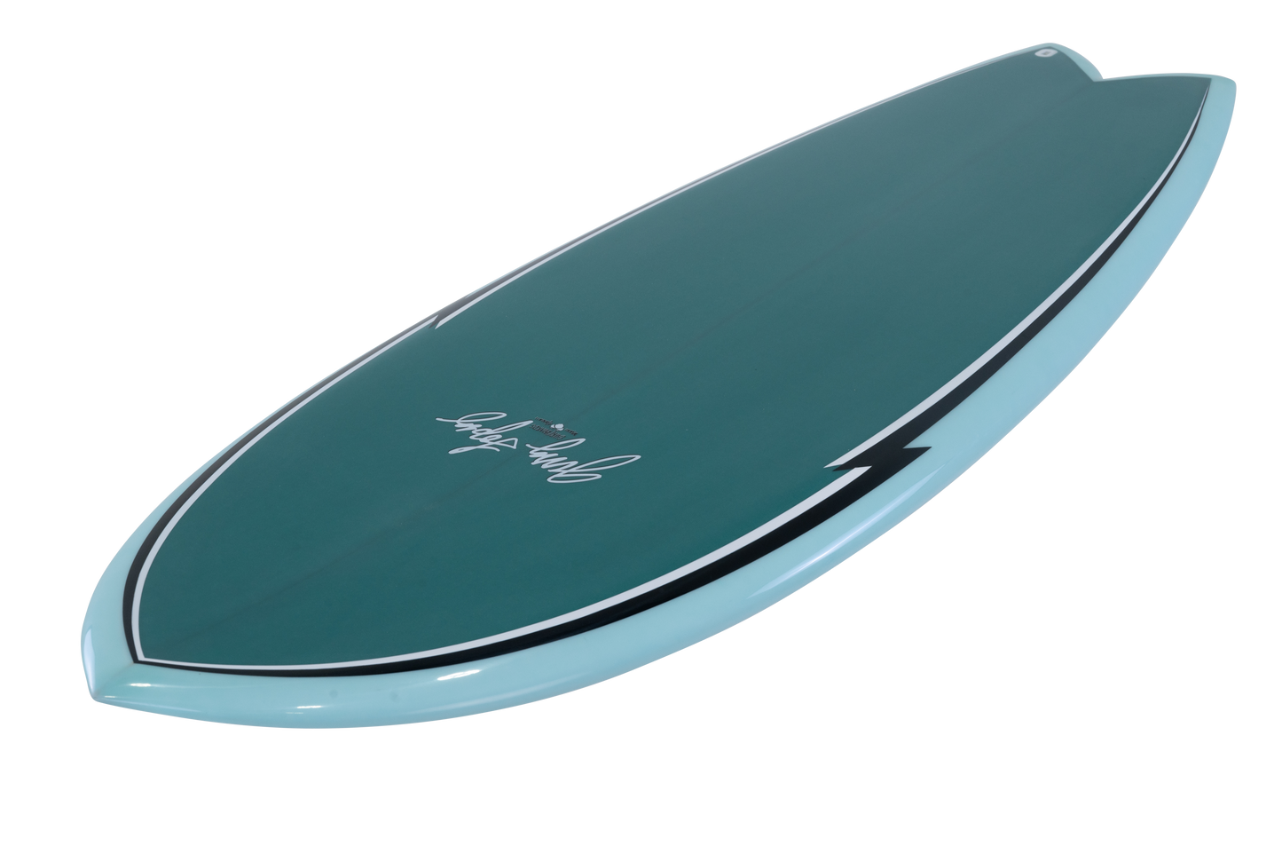 Gerry Lopez - Something Fishy Twin - True Ride Poly - Green - Futures Twin