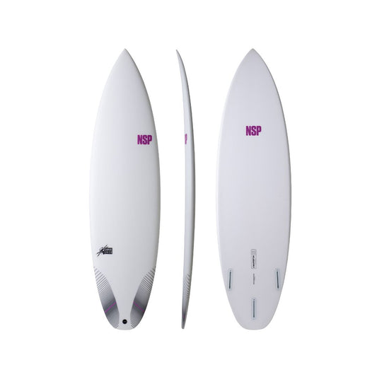 NSP Chopstix - Shapers Union CSE - Clear - Futures (3 fin setup)