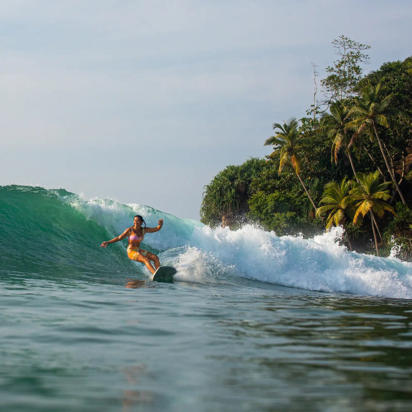 NSP Double Vision - Elements - Blue Powder - Futures Twin Fin