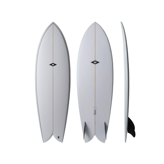 NSP Double Vision - Elements - Blue Powder - Futures Twin Fin