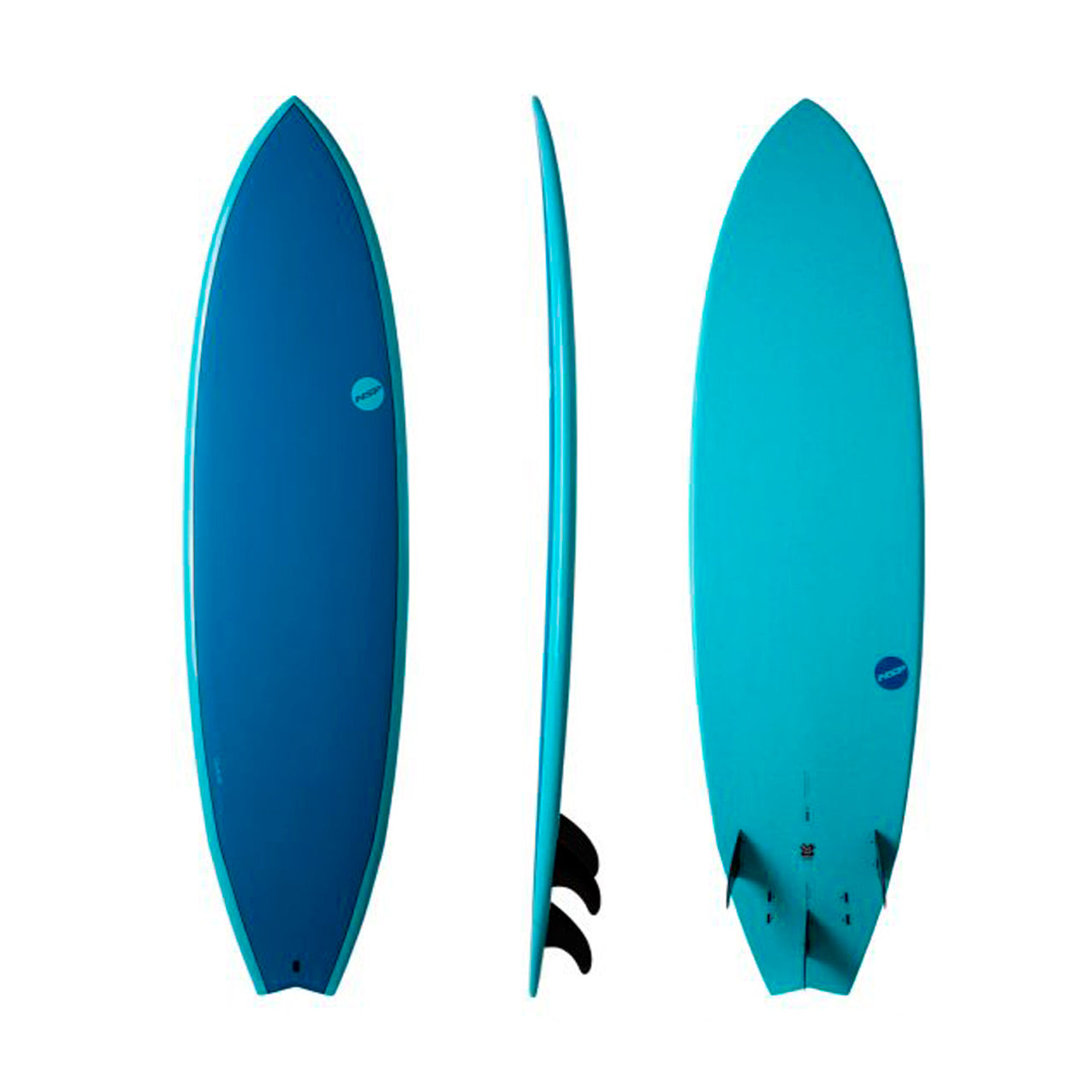 NSP - Fish - Elements HDT 07 - Ocean Blue - Futures (5 fin setup ...