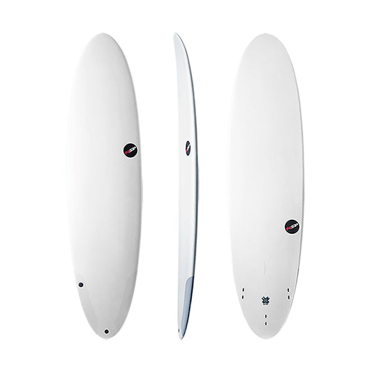 NSP - Funboard - Protech - White - Futures (3 fins)