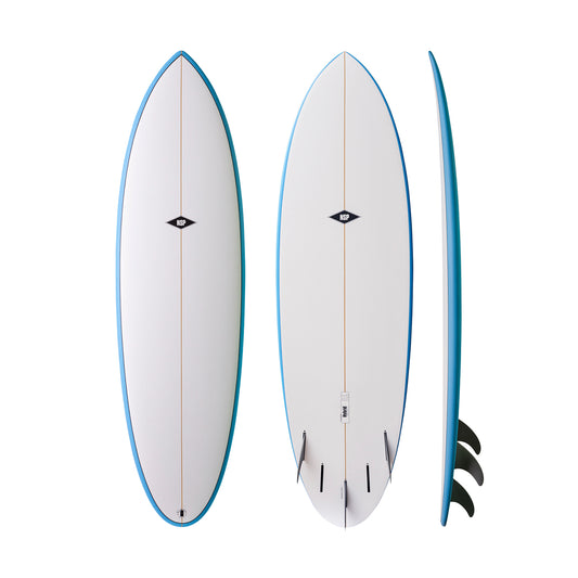 NSP - Hybrid - Elements - Blue - Futures (5 fin setup)