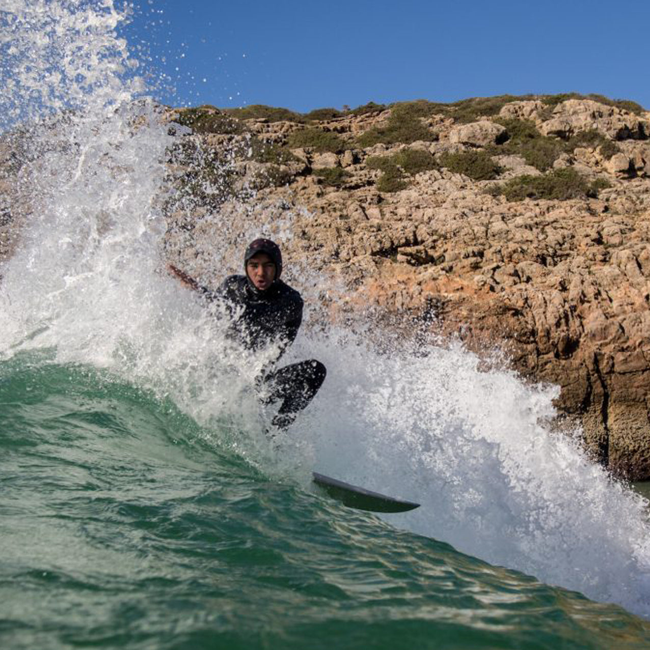 5’9” NSP - Hybrid - Protech - Glacier Grey - FCS 3 fins