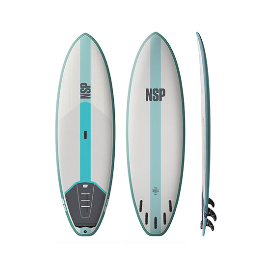 8’8” NSP - SUP  - Instigator 2.0 -  SLX Flax - Aqua - Futures (5 fin setup)