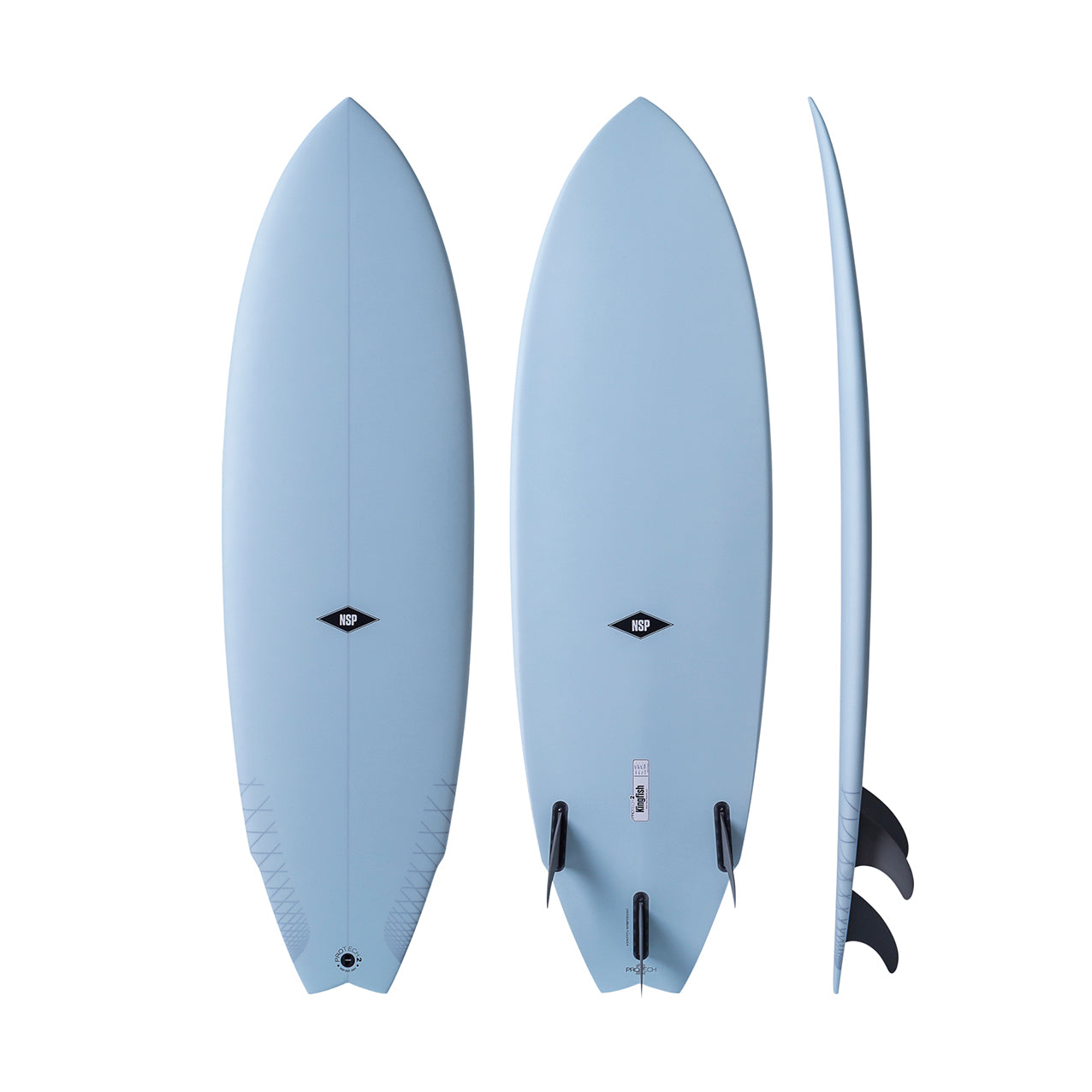 NSP Kingfish  - Protech 2 - Blue Powder - Futures (3 fin setup)
