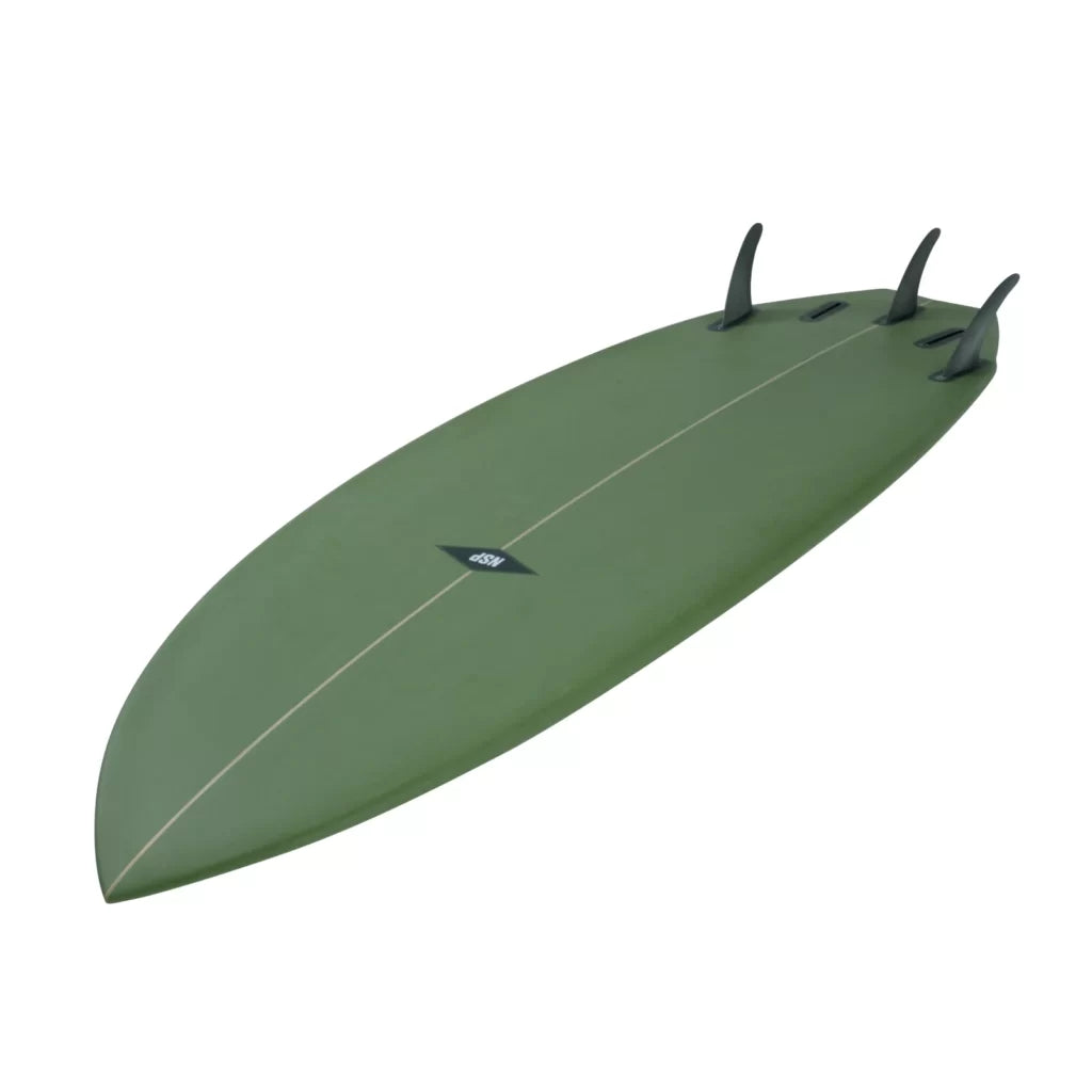 7’2” NSP Kingfish  - Olive - PU - Futures (5 fin setup)