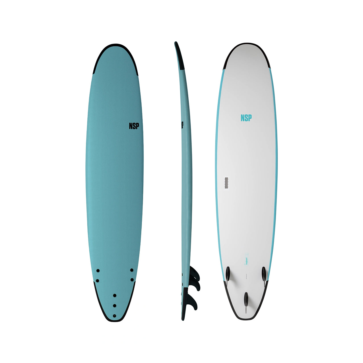 9’2” NSP Longboard - P2 Basic - Green - Soft EVA - 3 soft bolt thru fins - 207,000 LKR