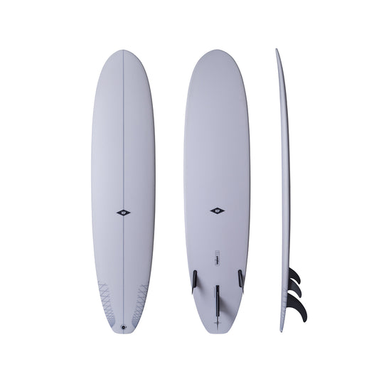 NSP Longboard  - Protech 2 - White - Futures (2+1 fin setup)
