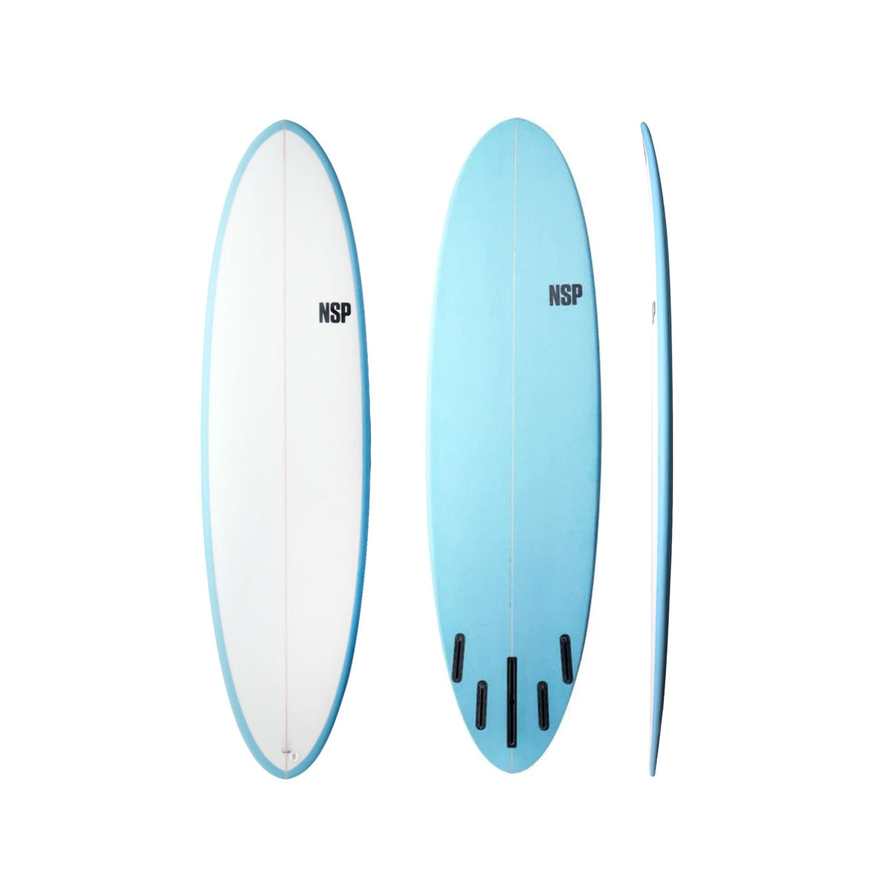 NSP Magnet - PU - Sky Blue - Futures (5 fin setup)