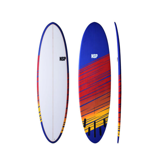 6’8” NSP Magnet - PU - Sunburst - Futures (5 fin setup)