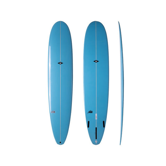 9’1” NSP Overdrive - PU - Cyan - Futures (2+1 fin setup)