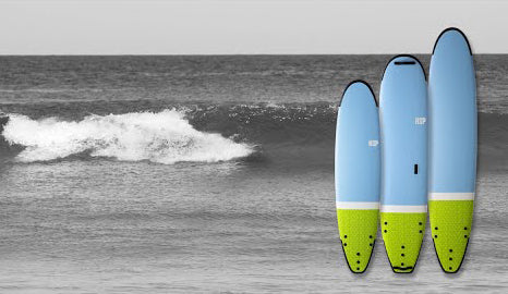 7’4” NSP Surf Wide - Tail Dip Green - Soft - 3 Bolt thru fins - Price: 199,000 LKR