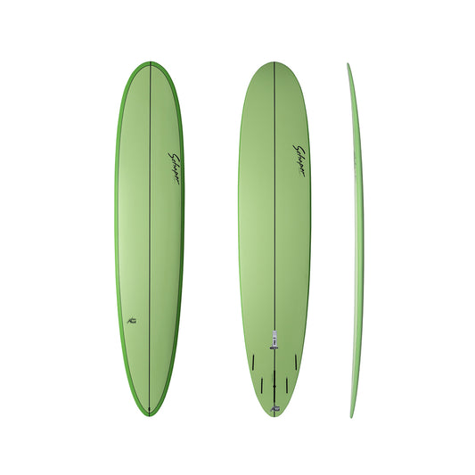 9’1” NSP Pro 9 - Shapers Union - HDT - Lime - Futures (4+1 fin setup)