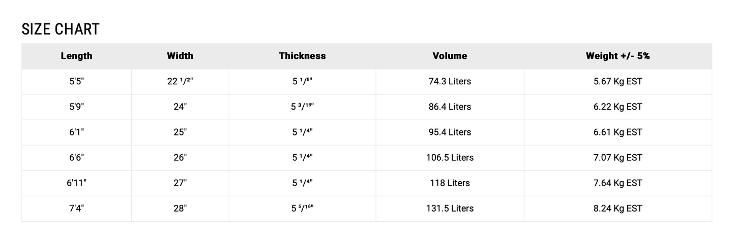 6’11” NSP Hot Shot - Surf Foil Pro