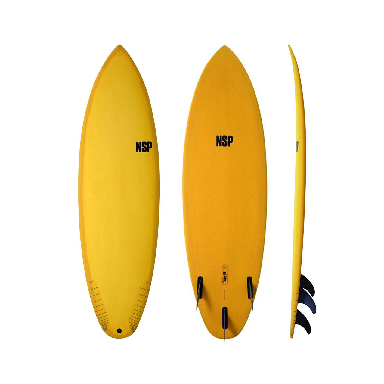 5’10” NSP Tinder D8 - Protech - Papaya Tint - Futures (3 fin setup)