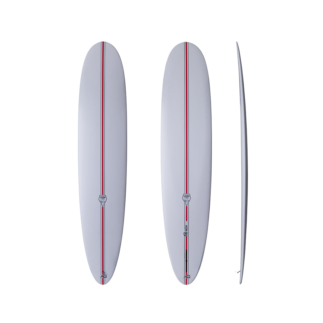 9’1” NSP Unicorn  - Shapers Union - HDT - White - single fin setup