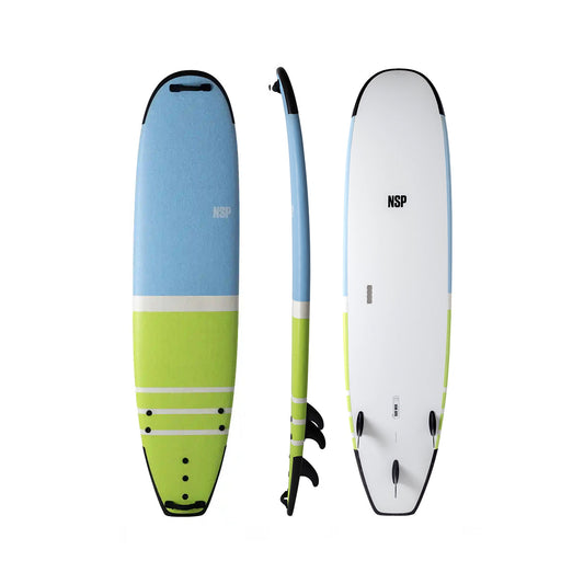 8’4” NSP Surf Wide - Tail Dip Green - Soft - 3 Bolt thru fins - Price: 206,000 LKR