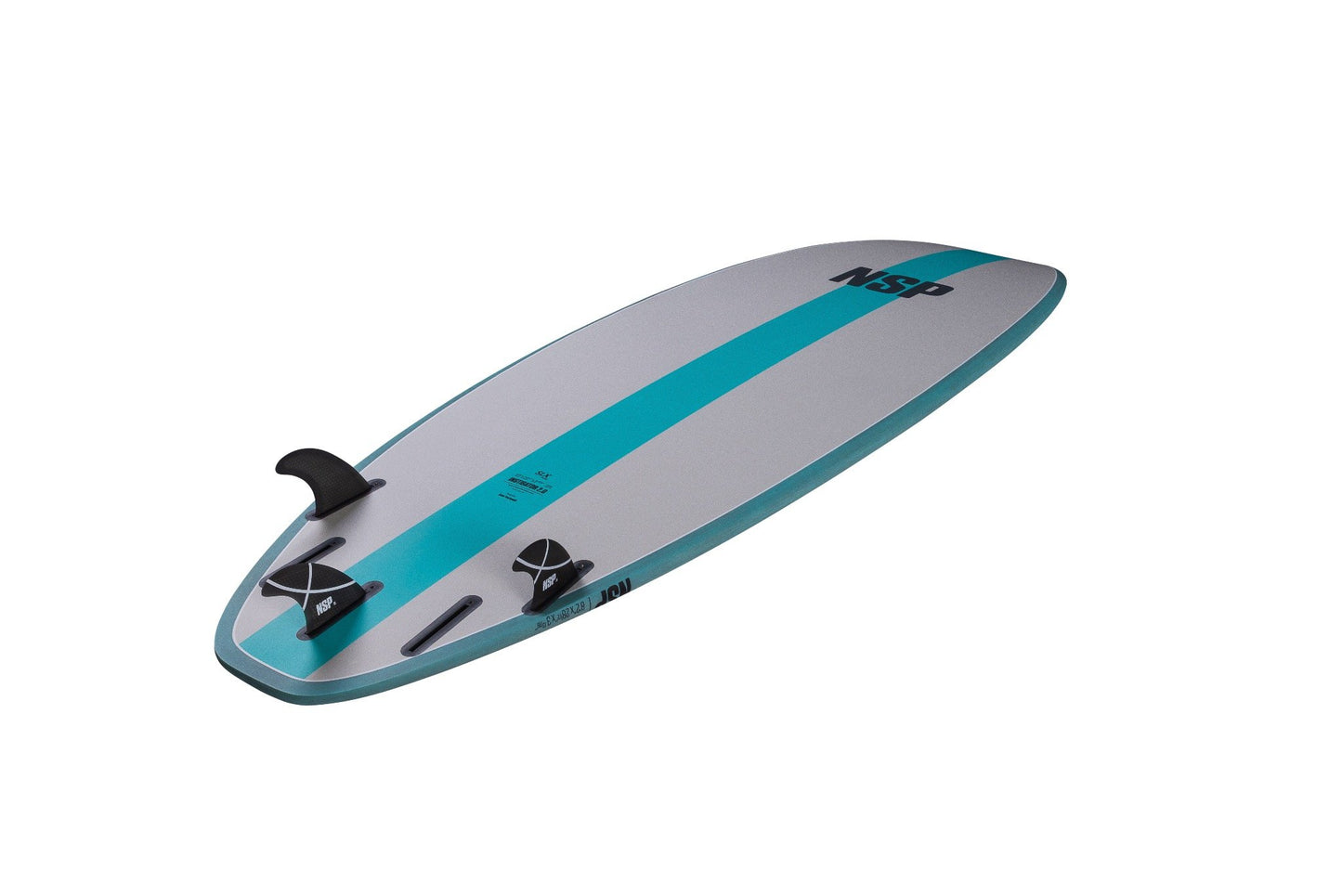 8’8” NSP - SUP  - Instigator 2.0 -  SLX Flax - Aqua - Futures (5 fin setup)