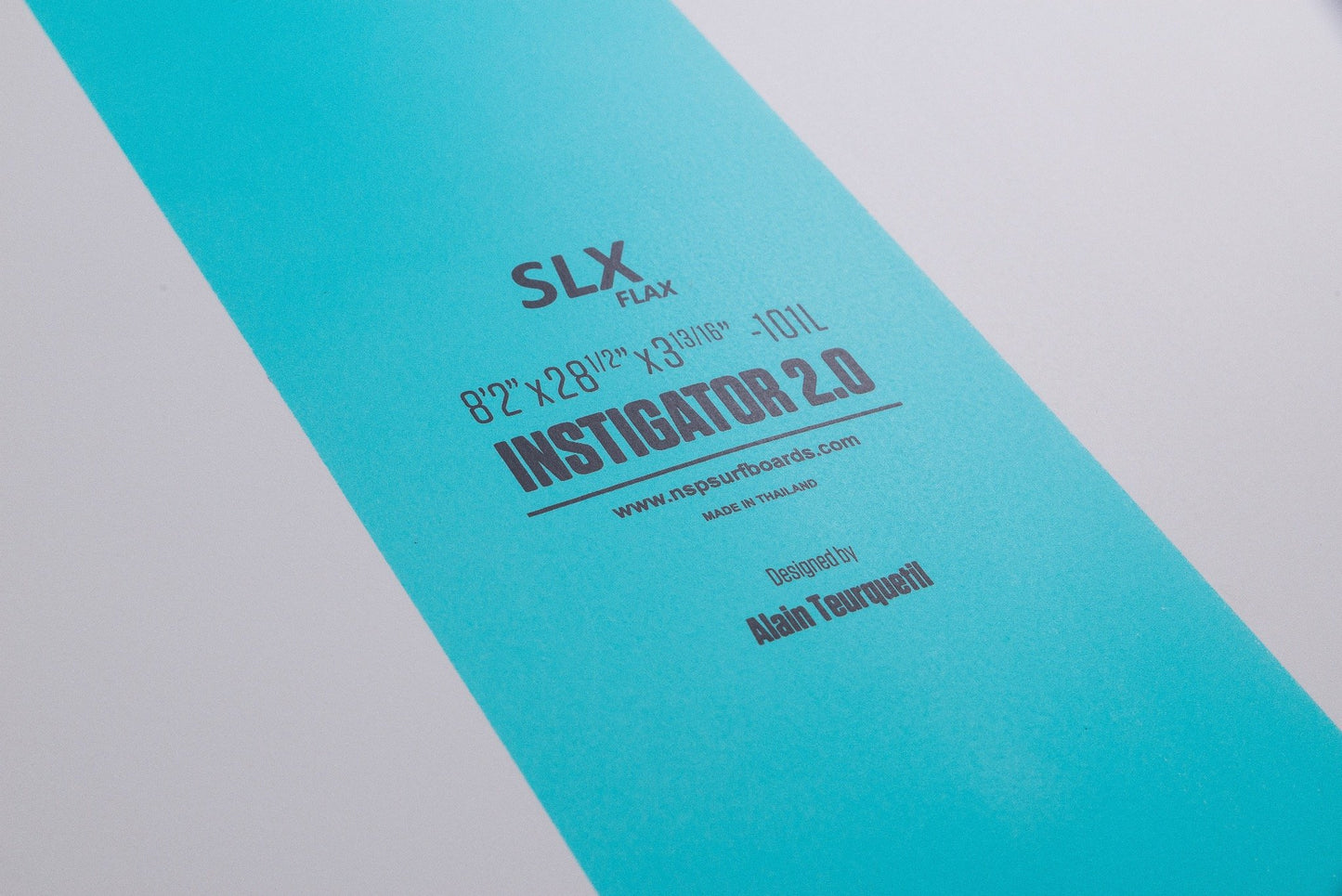 8’8” NSP - SUP  - Instigator 2.0 -  SLX Flax - Aqua - Futures (5 fin setup)