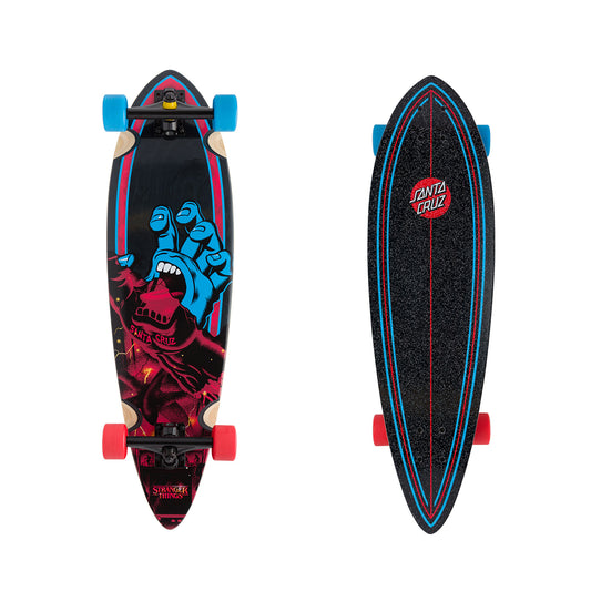 SANTA CRUZ - Pintail Cruzer - 9.2” x 33” - Stanger Things Screaming Hand - Price: 73,000 LKR