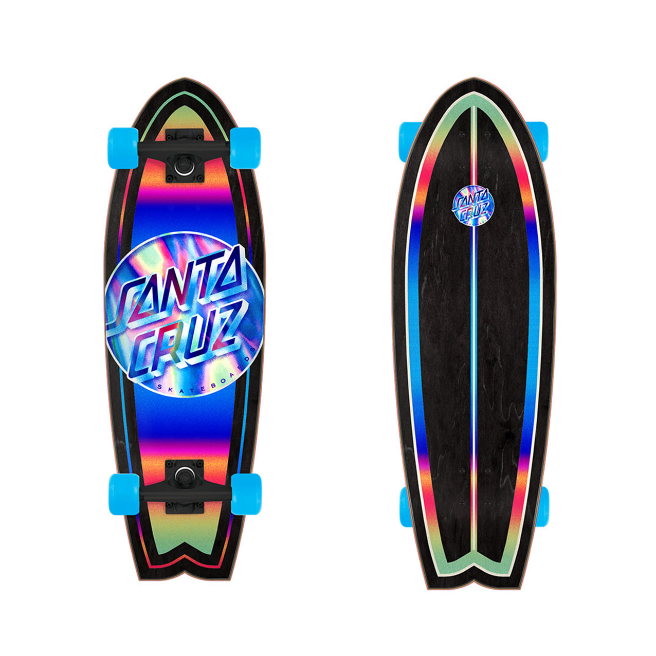 SANTA CRUZ - Shark Cruzer - 8.8” x 27.7” - Iridescent Dot - Price: 68,500 LKR