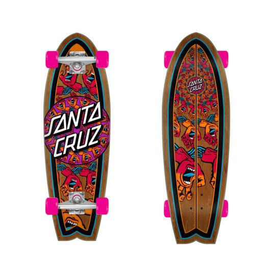 SANTA CRUZ - Shark Cruzer - 8.8” x 27.7” - Mandala Hand - Price: 68,500 LKR