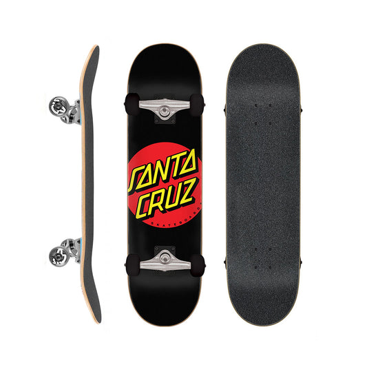 SANTA CRUZ - Sk8 Completes - 8.00” x 31.25” - Classic Dot Full - Black-Red Dot - Price: 44,500 LKR