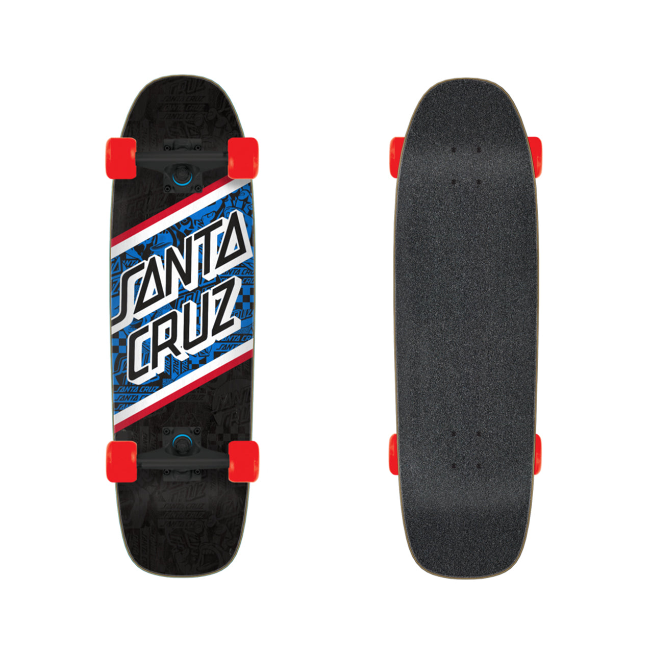SANTA CRUZ - Street Cruzer - 8.4” x 29.4” - Flier Collage - Black-/Blue - Price: 68,500 LKR