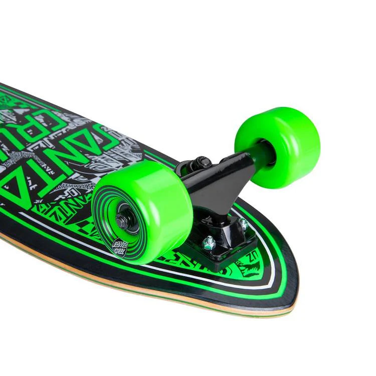 SANTA CRUZ - Shark Cruzer - 8.8” x 27.7” - Collage Dot - Price: 68,500 LKR