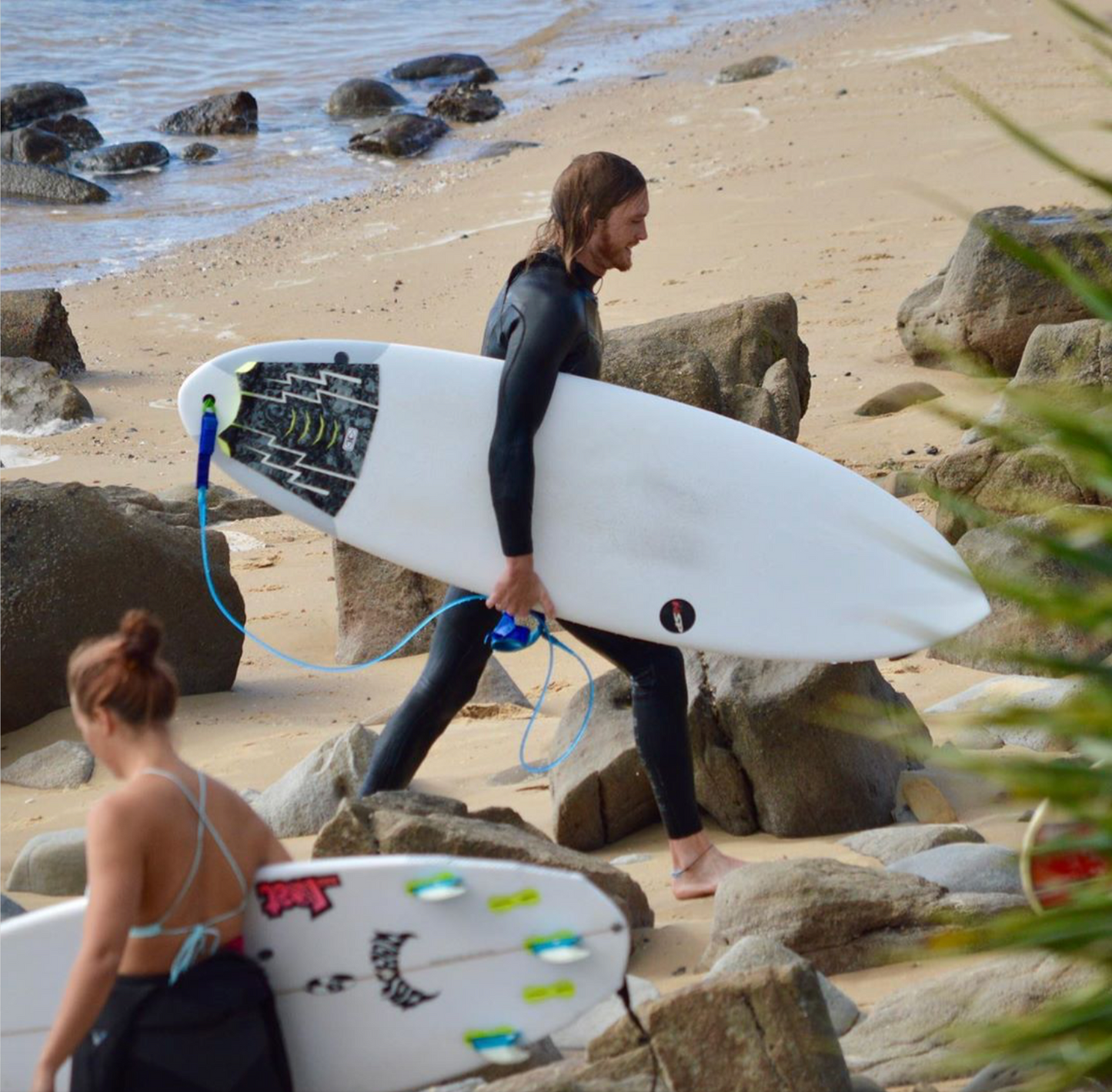 5’9” NSP - Hybrid - Protech - Glacier Grey - FCS 3 fins