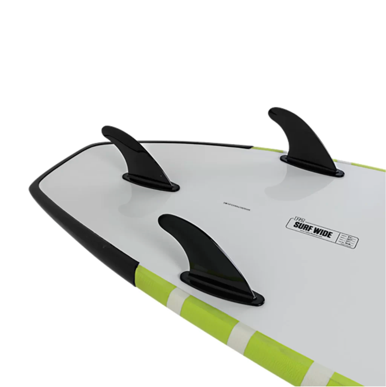 7’4” NSP Surf Wide - Tail Dip Green - Soft - 3 Bolt thru fins - Price: 199,000 LKR