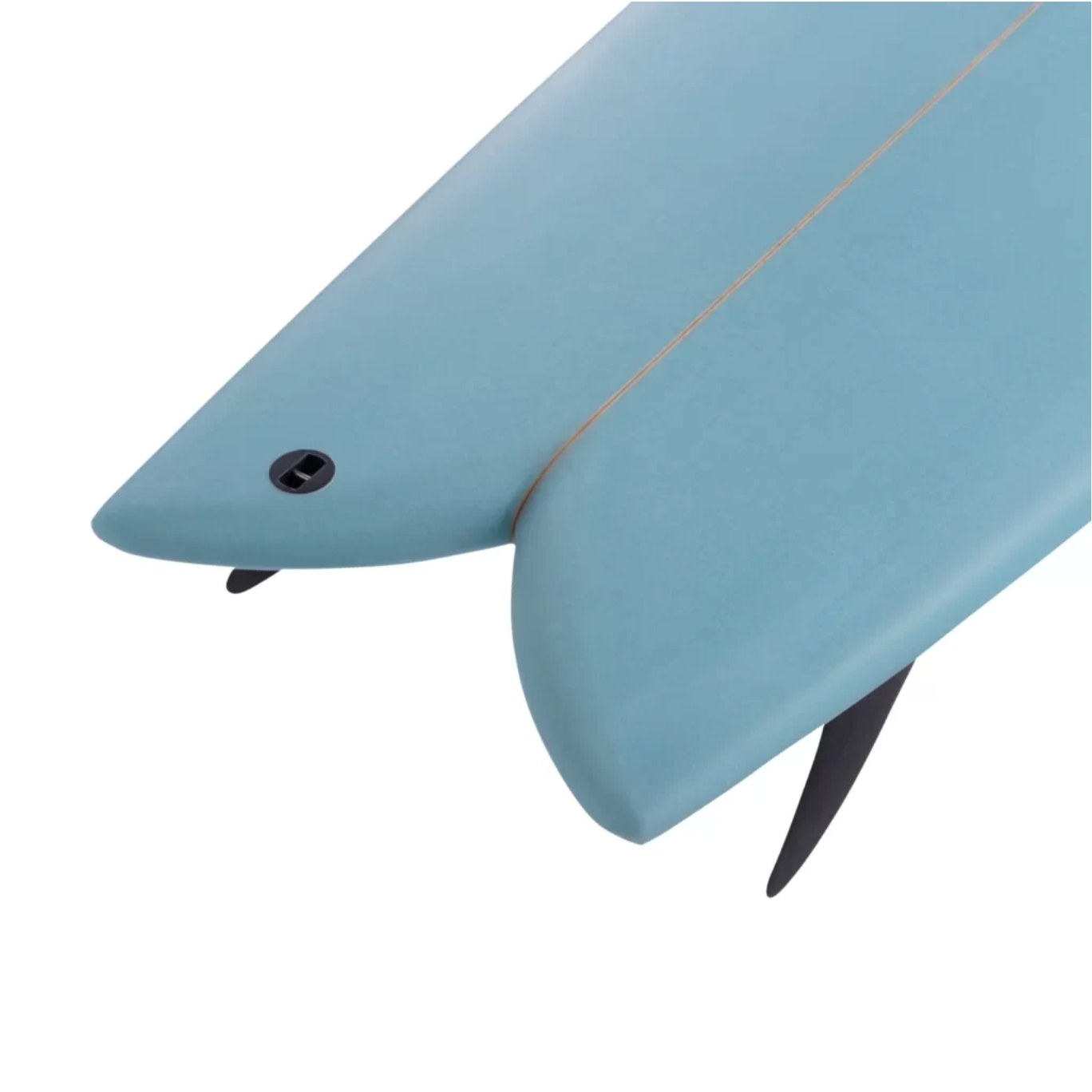 5'11" NSP Double Vision - PU - Cyan - Futures Twin Fin