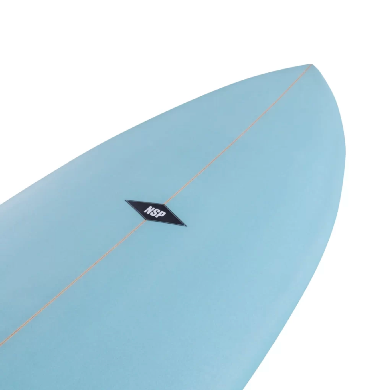 NSP Double Vision - PU - Clear - Futures Twin Fin