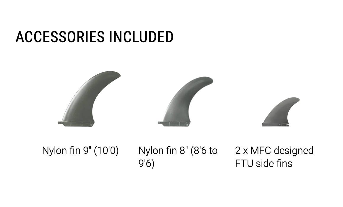 NSP Longboard - Elements - White - Futures 2+1