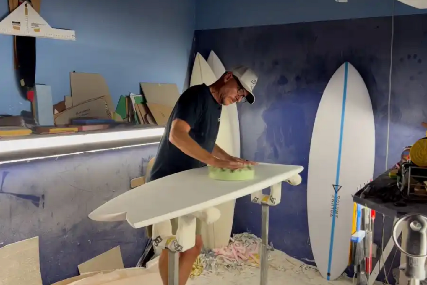 Volume Shapes - Fish -  CSE (epoxy) - Clear - FCSll (3 fin setup)