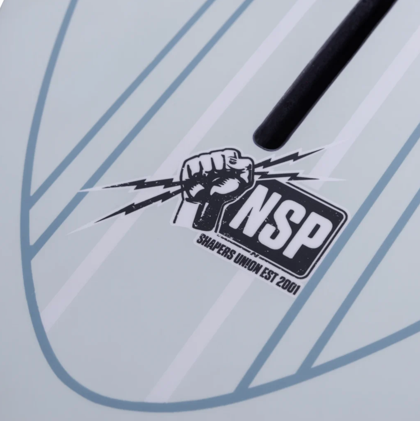 9’1” NSP Overdrive - Shapers Union - HDT - Sky Blue  - Futures (2+1 fin setup)