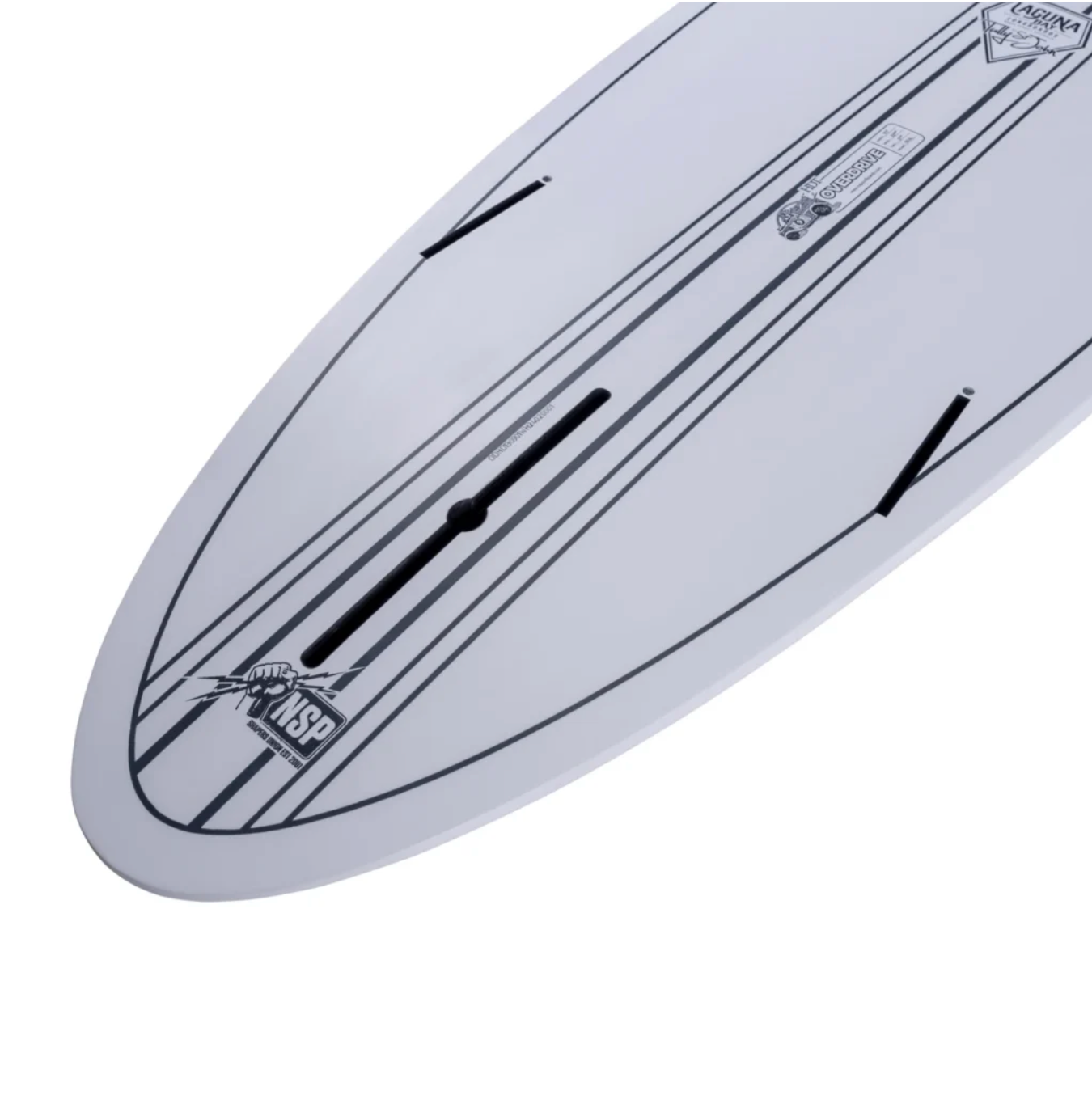 9’1” NSP Overdrive - Shapers Union - HDT - Sky Blue  - Futures (2+1 fin setup)