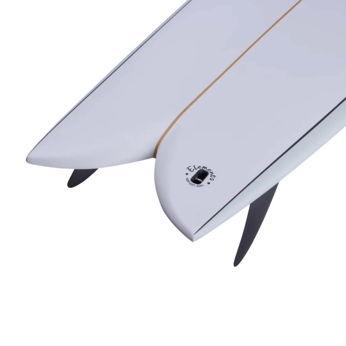 NSP Double Vision - Elements - Blue Powder - Futures Twin Fin