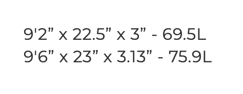 9’2” Wayne Rich - The Checkmate - NFT (Natural Fiber Technology) - Blue - Single fin