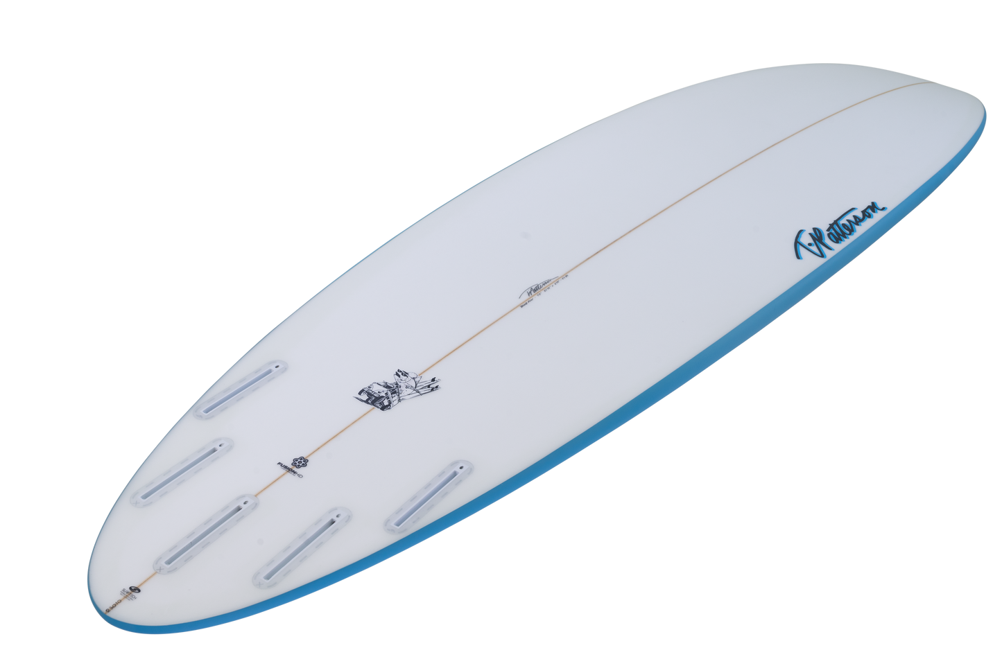 Timmy Patterson - Fusion HD - Clear Blue - Futures (5 fin setup)