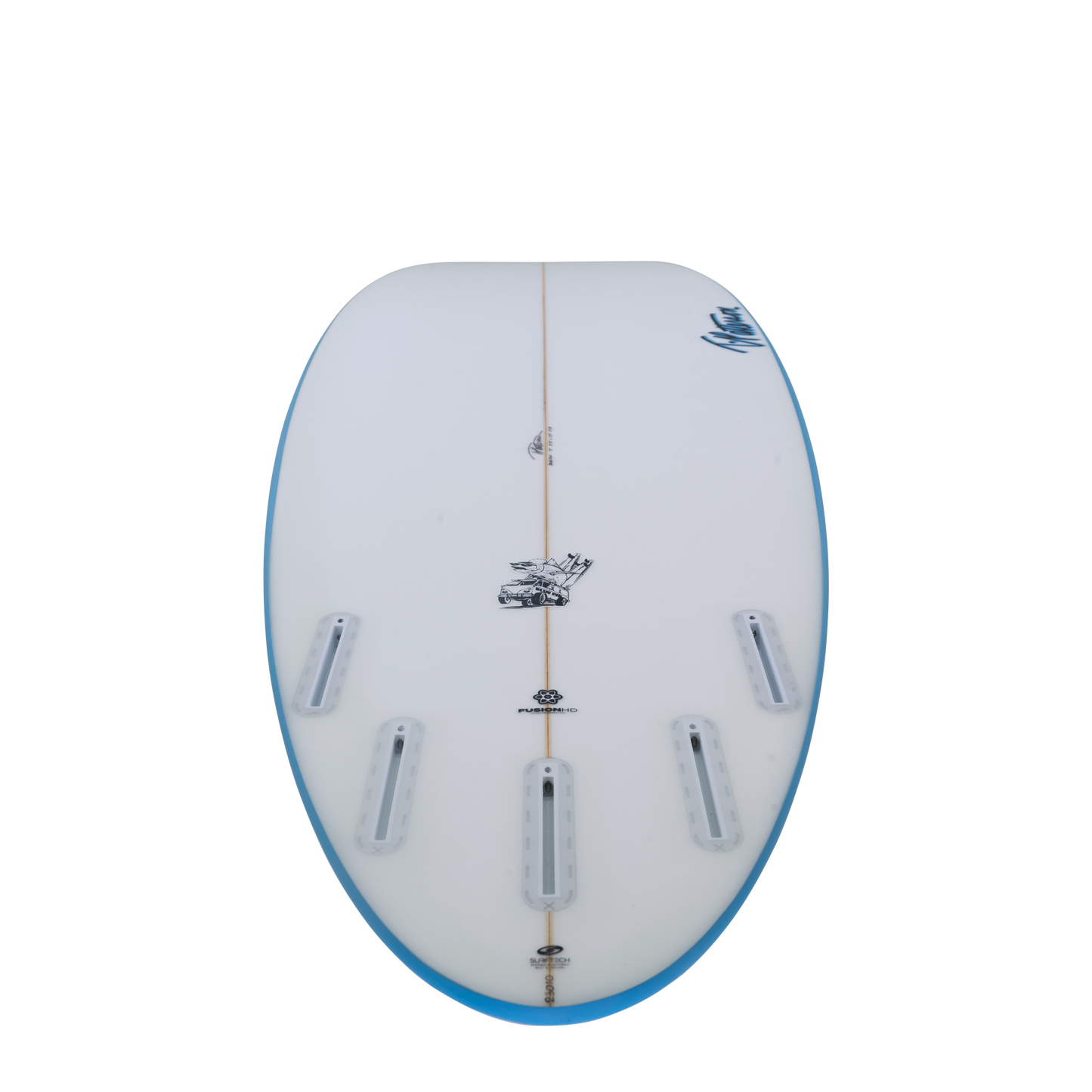 Timmy Patterson - Fusion HD - Clear Blue - Futures (5 fin setup)